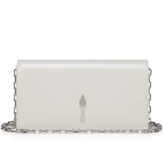 Bettina – Bolso de mano – Piel napa nacarada – Blanco