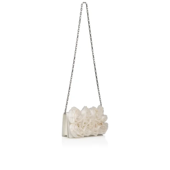 Bettina – Bolso de mano – Satén crepé – Bianco Bettina – Bolso de mano – Satén crepé – Bianco