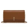 Bettina – Cartera con cadena – Piel de cordero napa – Cuoio Bettina – Cartera con cadena – Piel de cordero napa – Cuoio