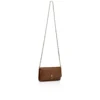 Bettina – Cartera con cadena – Piel de cordero napa – Cuoio Bettina – Cartera con cadena – Piel de cordero napa – Cuoio