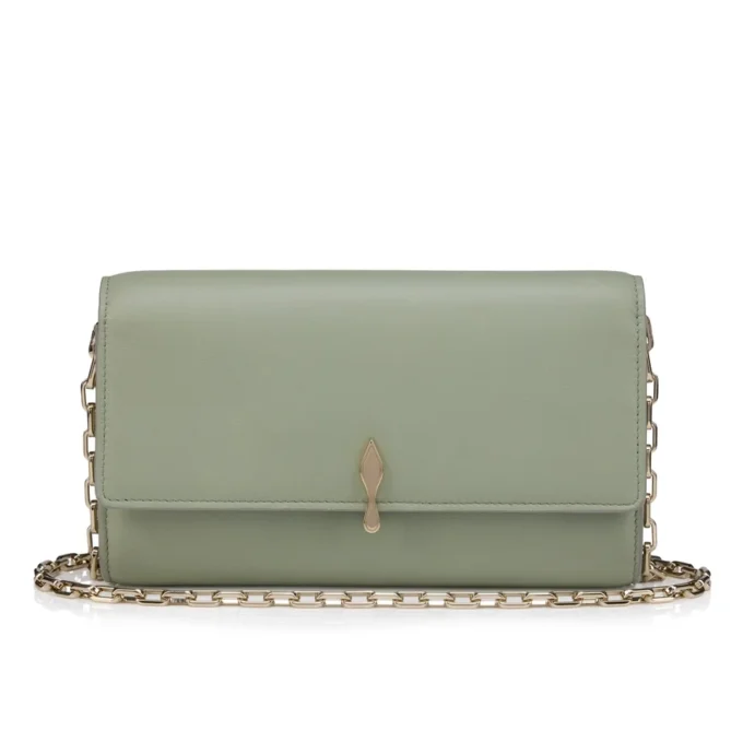 Bettina – Cartera con cadena – Piel de cordero napa – Haiiro Bettina – Cartera con cadena – Piel de cordero napa – Haiiro