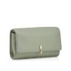 Bettina – Cartera con cadena – Piel de cordero napa – Haiiro Bettina – Cartera con cadena – Piel de cordero napa – Haiiro