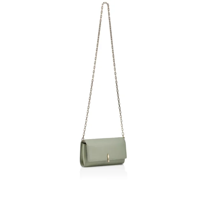 Bettina – Cartera con cadena – Piel de cordero napa – Haiiro Bettina – Cartera con cadena – Piel de cordero napa – Haiiro