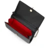 Bettina – Cartera con cadena – Piel de cordero napa – Negro Bettina – Cartera con cadena – Piel de cordero napa – Negro