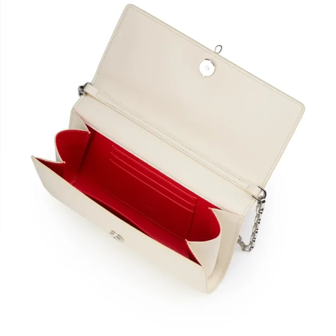 Bettina – Cartera con cadena – Piel de cordero napa – Suzuran