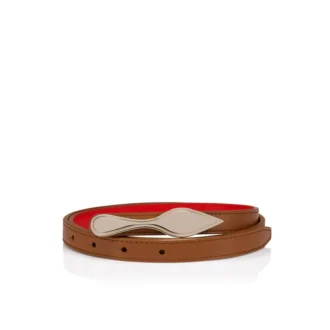 Bettina – Cinturón – Piel de becerro lisa – Cuoio