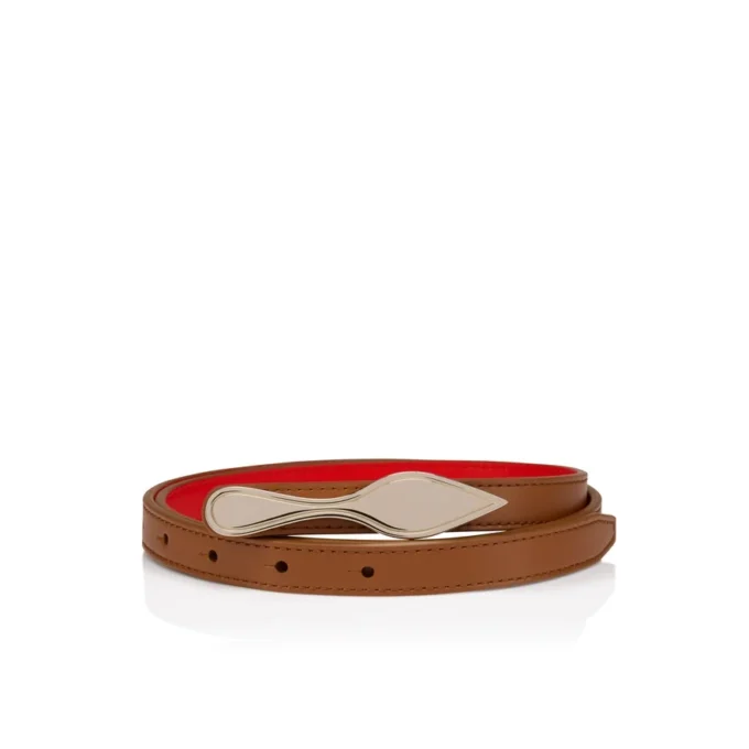 Bettina – Cinturón – Piel de becerro lisa – Cuoio