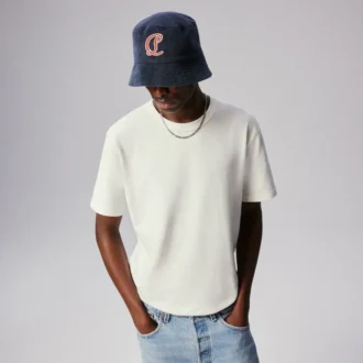Bobby Boy – Sombrero de pescador – Algodón esponjoso – Azul marino