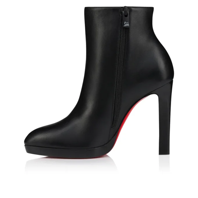 Botas Fannylove – Botas bajas de 120 mm – Piel de becerro – Negro – Mujer Botas Fannylove – Botas bajas de 120 mm – Piel de becerro – Negro – Mujer