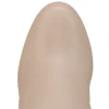 Botas Loo hasta el muslo – 85 mm – Piel de becerro – Perla – Mujer