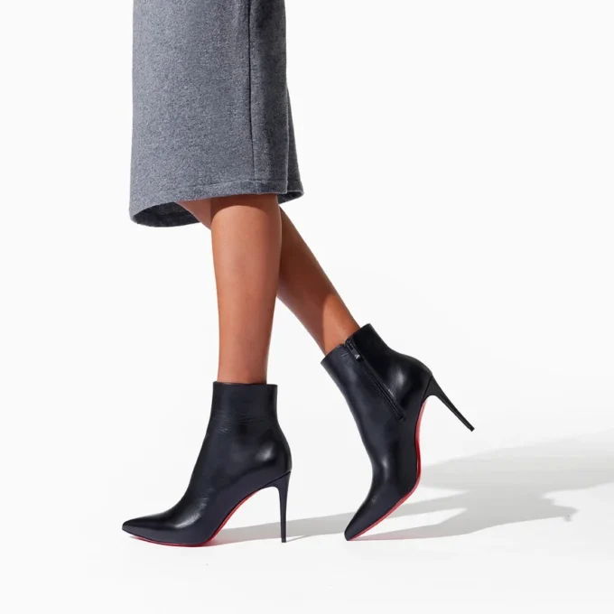 Botas So Kate Booty – Botas bajas de 85 mm – Piel de becerro – Negro – Mujer Botas So Kate Booty – Botas bajas de 85 mm – Piel de becerro – Negro – Mujer