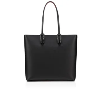Cabata – Bolso Tote – Piel de becerro granulada – Negro