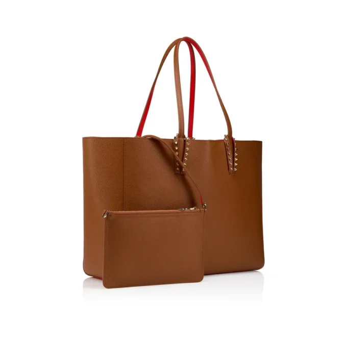 Cabata – Bolso Tote – Piel de becerro y tachuelas – Cuoio Cabata – Bolso Tote – Piel de becerro y tachuelas – Cuoio