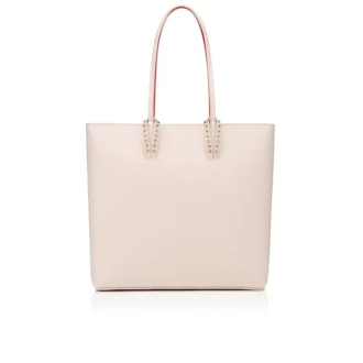 Cabata – Bolso Tote – Piel de becerro y tachuelas – Leche