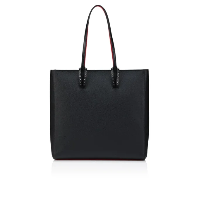Cabata – Bolso Tote – Piel de becerro y tachuelas – Negro Cabata – Bolso Tote – Piel de becerro y tachuelas – Negro