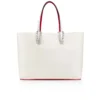Cabata grande – Bolso Tote – Piel de becerro y tachuelas – Bianco Cabata grande – Bolso Tote – Piel de becerro y tachuelas – Bianco