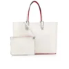 Cabata grande – Bolso Tote – Piel de becerro y tachuelas – Bianco Cabata grande – Bolso Tote – Piel de becerro y tachuelas – Bianco