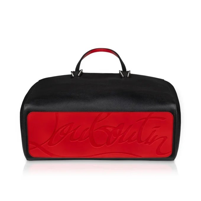 Cabata grande – Bolso Tote – Piel de becerro y tachuelas – Negro