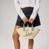 Cabata Mini – Bolso Tote – Rafia de ganchillo – Natural Cabata Mini – Bolso Tote – Rafia de ganchillo – Natural