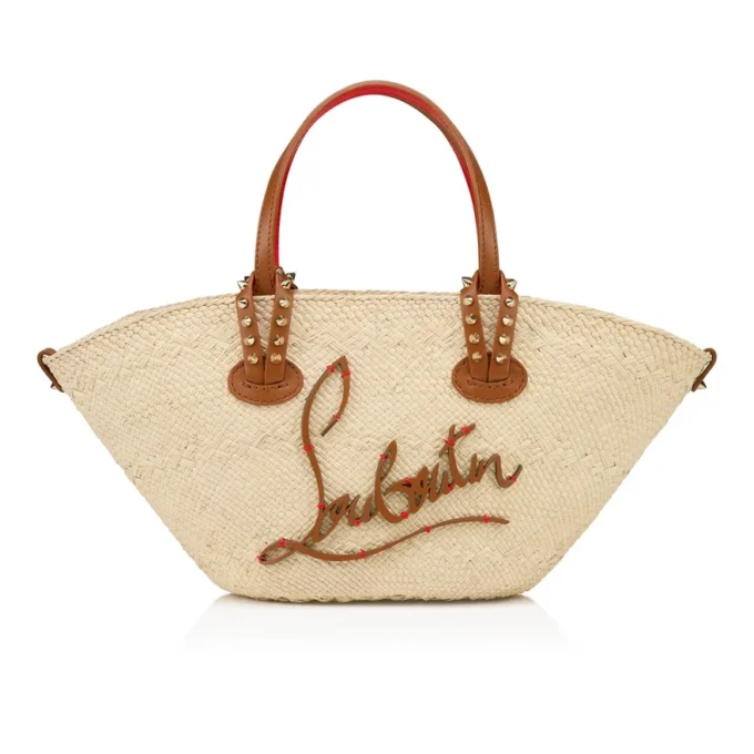 Cabata Mini – Bolso Tote – Rafia y piel de becerro – Natural Cabata Mini – Bolso Tote – Rafia y piel de becerro – Natural
