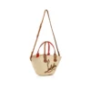 Cabata Mini – Bolso Tote – Rafia y piel de becerro – Natural Cabata Mini – Bolso Tote – Rafia y piel de becerro – Natural
