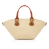 Cabata Mini – Bolso Tote – Rafia y piel de becerro – Natural Cabata Mini – Bolso Tote – Rafia y piel de becerro – Natural