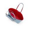 Cabata Small – Bolso Tote – Piel de becerro granulada – Ceruleo