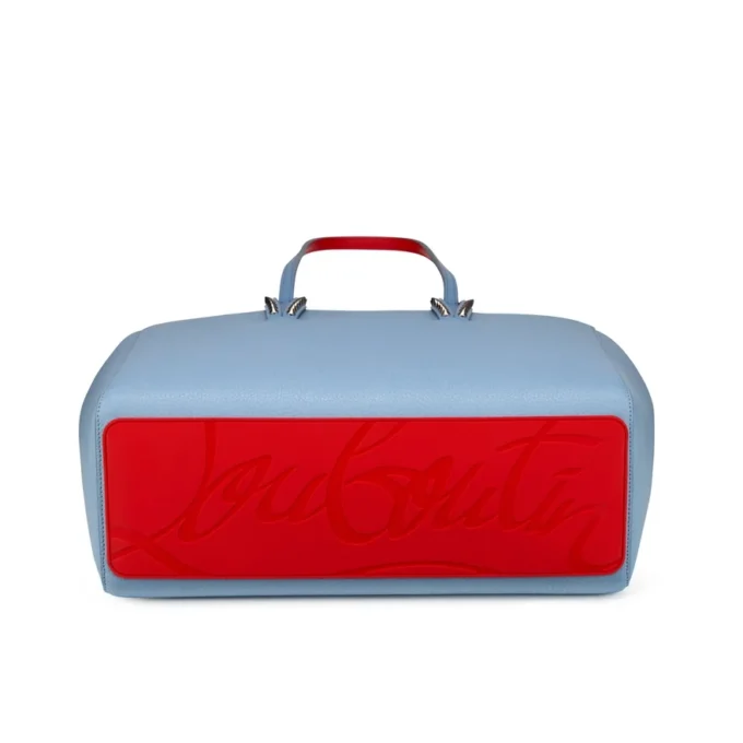 Cabata Small – Bolso Tote – Piel de becerro granulada – Ceruleo