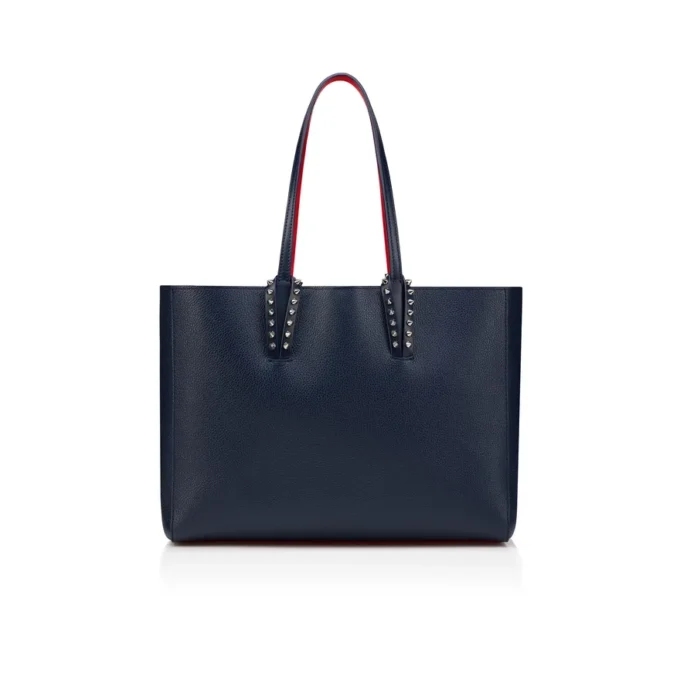 Cabata Small – Bolso Tote – Piel de becerro y tachuelas – Zaffiro Cabata Small – Bolso Tote – Piel de becerro y tachuelas – Zaffiro