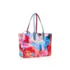 Cabata Small – Bolsos Tote – Piel de becerro charol estampada con peonías – Multicolor Cabata Small – Bolsos Tote – Piel de becerro charol estampada con peonías – Multicolor
