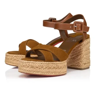 Calakala – Alpargatas de 85 mm – Ante y piel de becerro – Rhea – Mujer