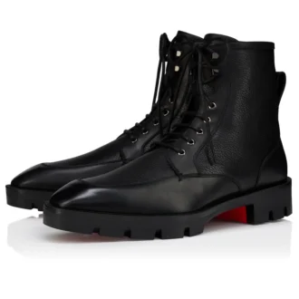 Caracolo Lion – Botas – Piel de becerro encerada – Negro – Hombre