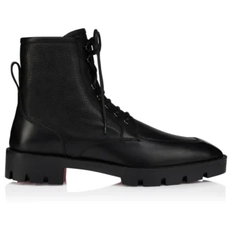 Caracolo Lion – Botas – Piel de becerro encerada – Negro – Hombre