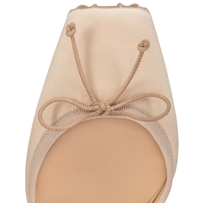 Cassia con cordones – Zapatos de tacón de 100 mm con tiras – Satén crepé – Color rosa pálido – Mujer Cassia con cordones – Zapatos de tacón de 100 mm con tiras – Satén crepé – Color rosa pálido – Mujer