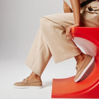 Chambeliboat – Zapatos náuticos – Cuero nubuck invertido – Lionne – Mujer