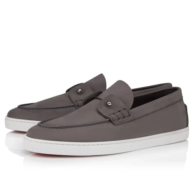 Chambeliboat – Zapatos náuticos – Cuero nubuck invertido – Smoky – Hombre
