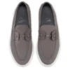 Chambeliboat – Zapatos náuticos – Cuero nubuck invertido – Smoky – Hombre