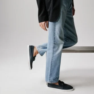 Chambeliboat – Zapatos náuticos – Piel de becerro – Azul marino – Hombre