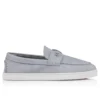 Chambeliboat – Zapatos náuticos – Piel de becerro granulada – Gris Jumbo – Mujer Chambeliboat – Zapatos náuticos – Piel de becerro granulada – Gris Jumbo – Mujer