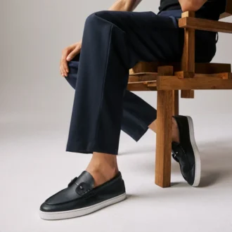 Chambeliboat – Zapatos náuticos – Piel de becerro – Negro – Hombre Chambeliboat – Zapatos náuticos – Piel de becerro – Negro – Hombre