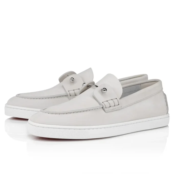 Chambeliboat – Zapatos náuticos – Piel de nubuck invertida – Albatre – Mujer