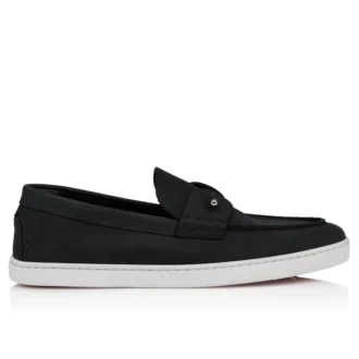 Chambeliboat – Zapatos náuticos – Piel de nubuck invertida – Negro – Hombre