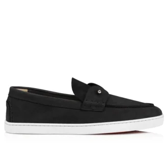 Chambeliboat – Zapatos náuticos – Piel de nubuck invertida – Negro – Hombre
