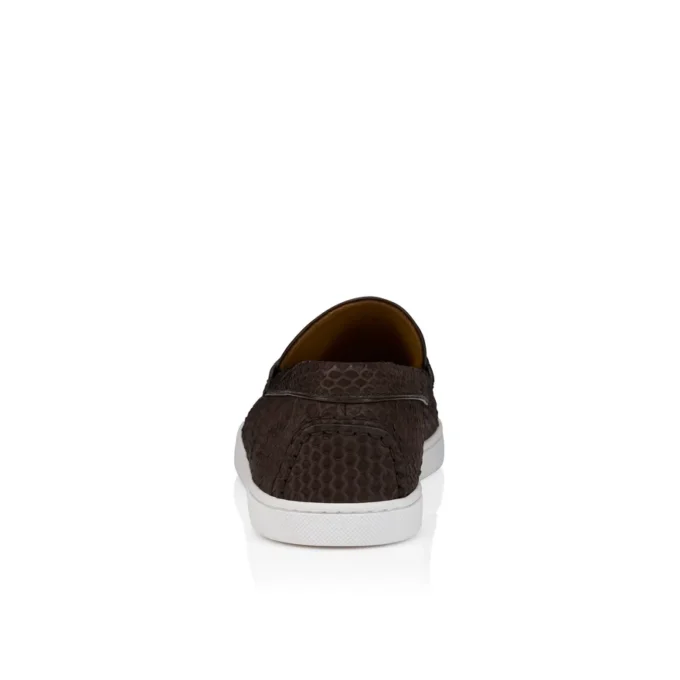 Chambeliboat – Zapatos náuticos – Piel de pitón – Café – Hombre Chambeliboat – Zapatos náuticos – Piel de pitón – Café – Hombre