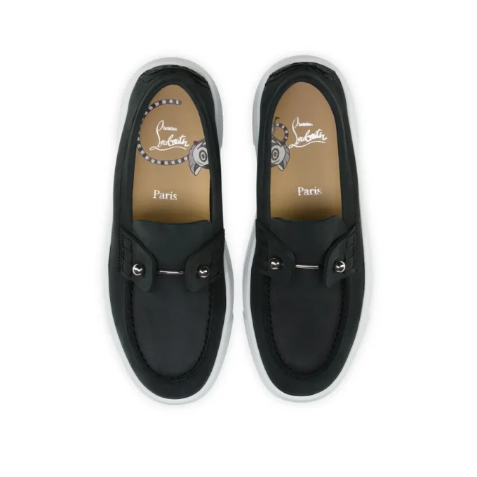 Chambelikid – Zapatos náuticos – Piel de nubuck – Negro – Niños