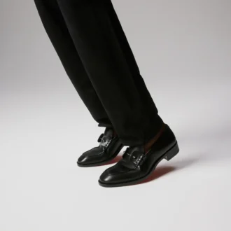 Chambelimoc – Mocasines – Piel de becerro – Negro – Hombre