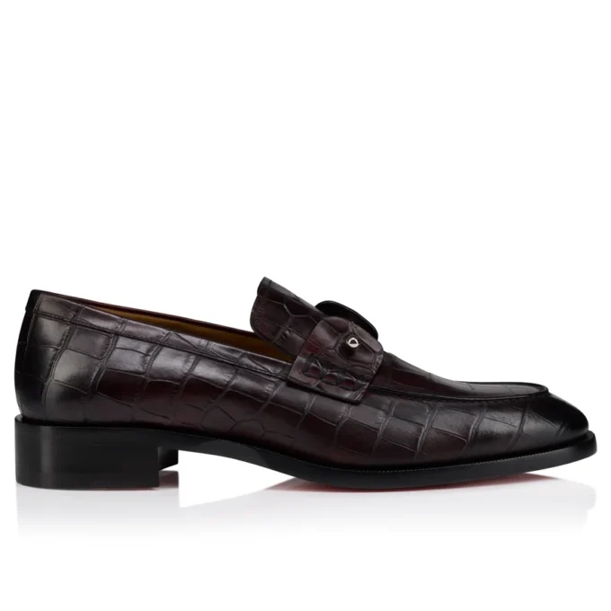 Chambelimoc – Mocasines – Piel de becerro patinada con relieve de cocodrilo – Amara – Hombre Chambelimoc – Mocasines – Piel de becerro patinada con relieve de cocodrilo – Amara – Hombre
