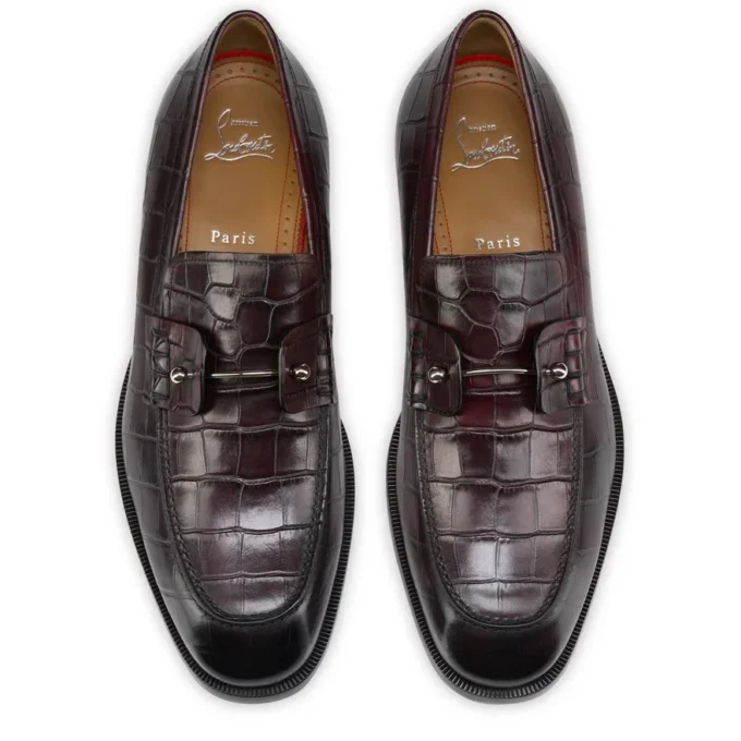 Chambelimoc – Mocasines – Piel de becerro patinada con relieve de cocodrilo – Amara – Hombre Chambelimoc – Mocasines – Piel de becerro patinada con relieve de cocodrilo – Amara – Hombre