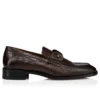 Chambelimoc – Mocasines – Piel de becerro patinada con relieve de cocodrilo – Cosme – Hombre