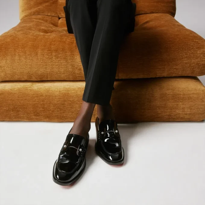 Chambelimoc Night Strass – Mocasines – Piel de becerro charol – Negro – Hombre Chambelimoc Night Strass – Mocasines – Piel de becerro charol – Negro – Hombre